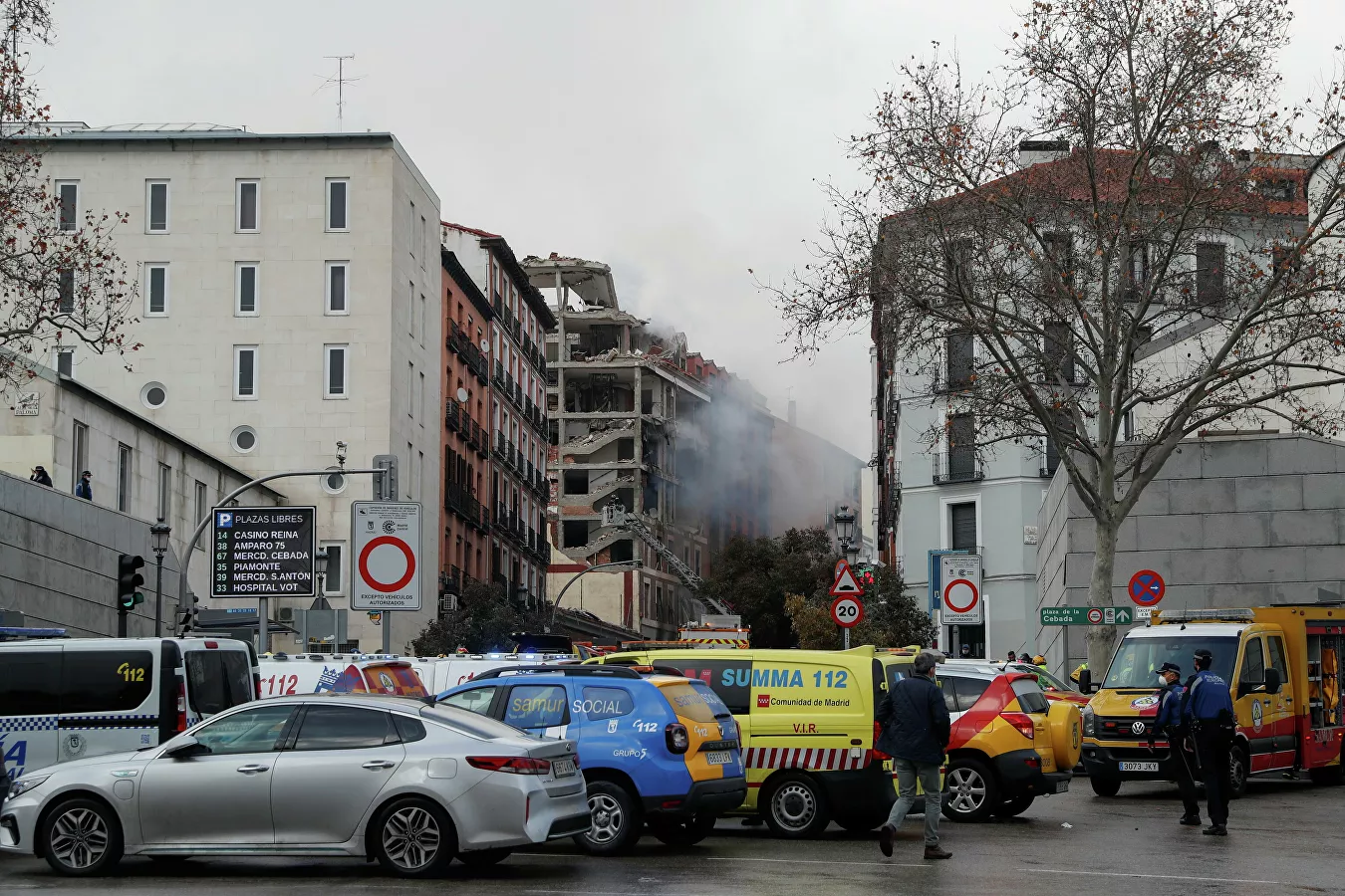 Взрыв в центре Мадрида произошел во время проверки газового оборудования